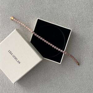 Lisa Gozlan Bezel Tennis Bracelet
